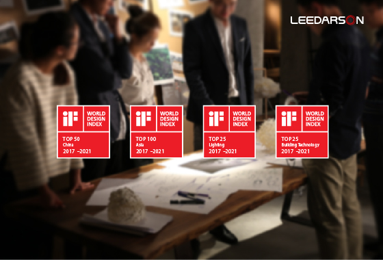 LEEDARSON Records with 6 Wins at the iF DESIGN AWARD 2021