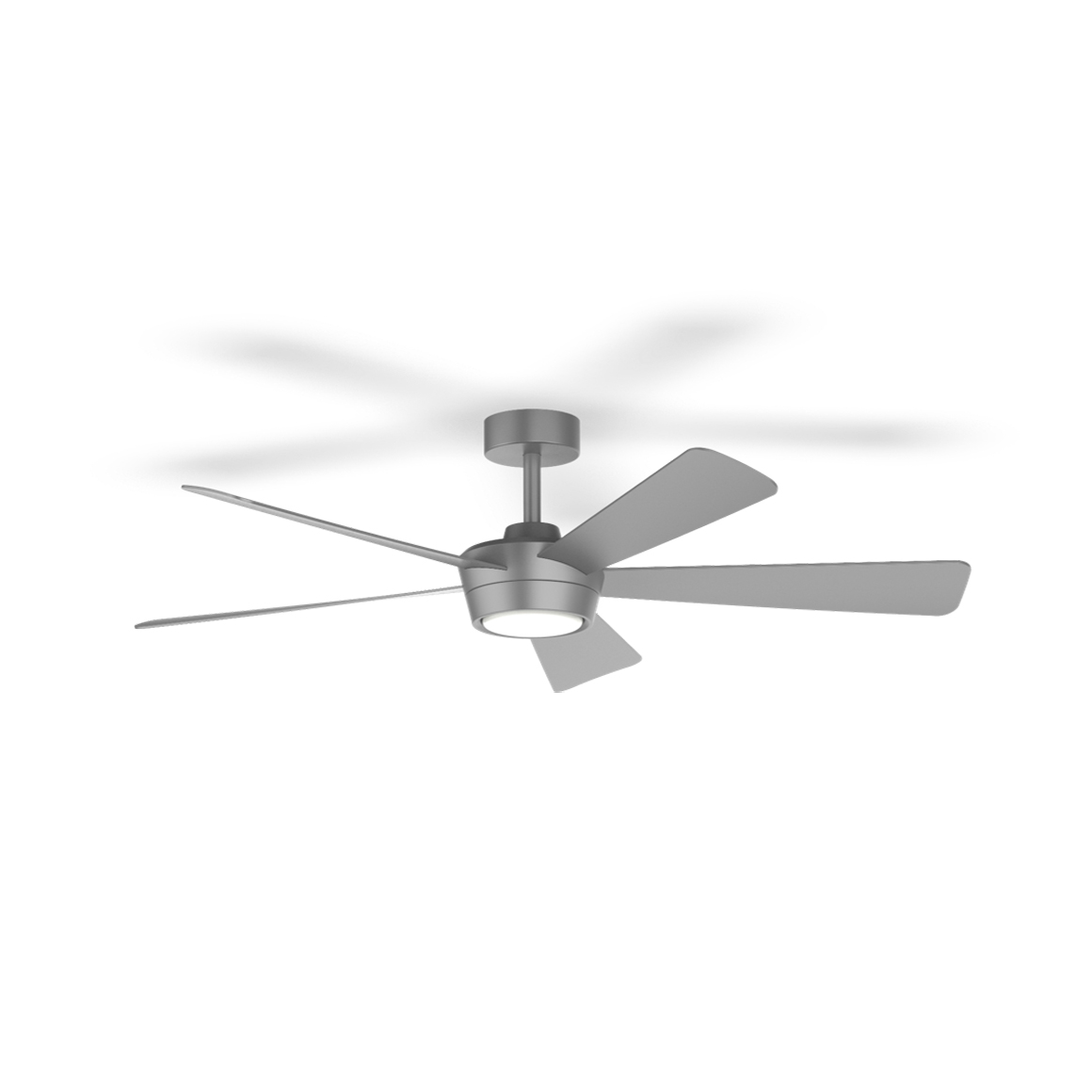 Brushed Nickel Integrated LED Indoor with Remote
